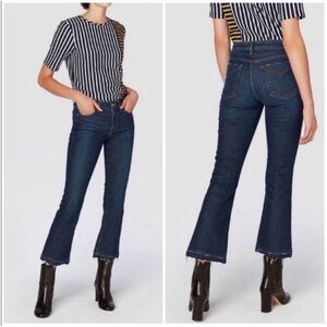 Derek Lam 10 Crosby Gia Cropped Flare Jeans